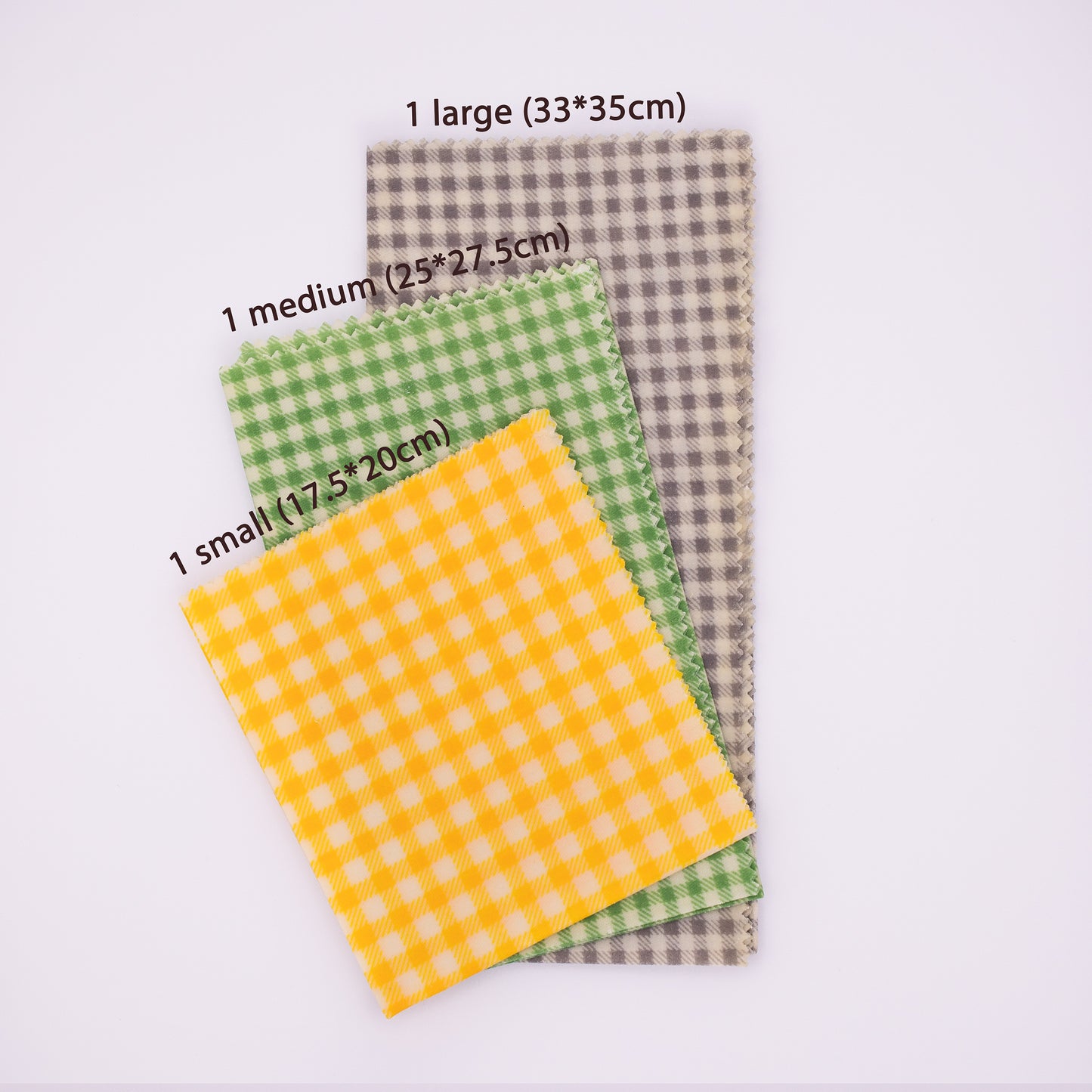 HOMESIO Beeswax food WRAPS (Pack of 3)